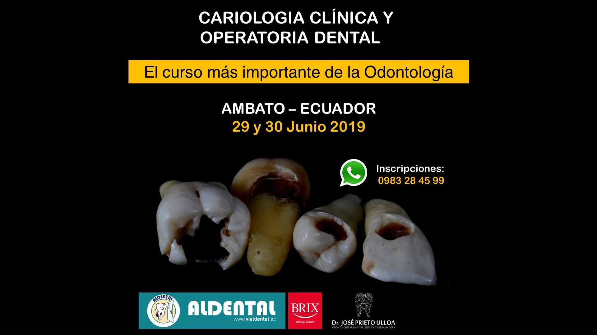 CARIOLOGIA CLÍNICA Y OPERATORIA DENTAL EN AMBATO