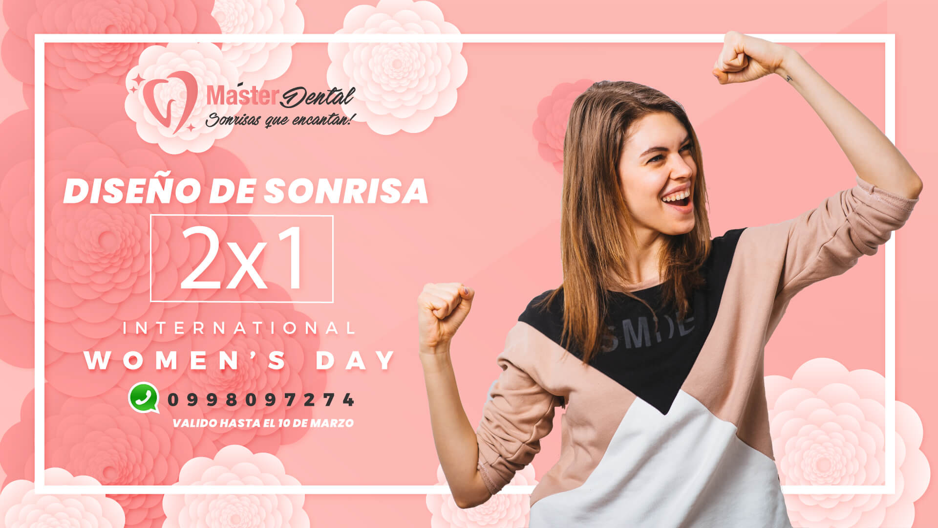 Es este grandioso 𝘿í𝙖 𝙙𝙚 𝙡𝙖 𝙈𝙪𝙟𝙚𝙧 👸 traemos para ti una promo imperdible 2𝒙1 en 𝘿𝙞𝙨𝙚ñ𝙤 𝙙𝙚 𝙎𝙤𝙣𝙧𝙞𝙨𝙖 🎉 incluye: