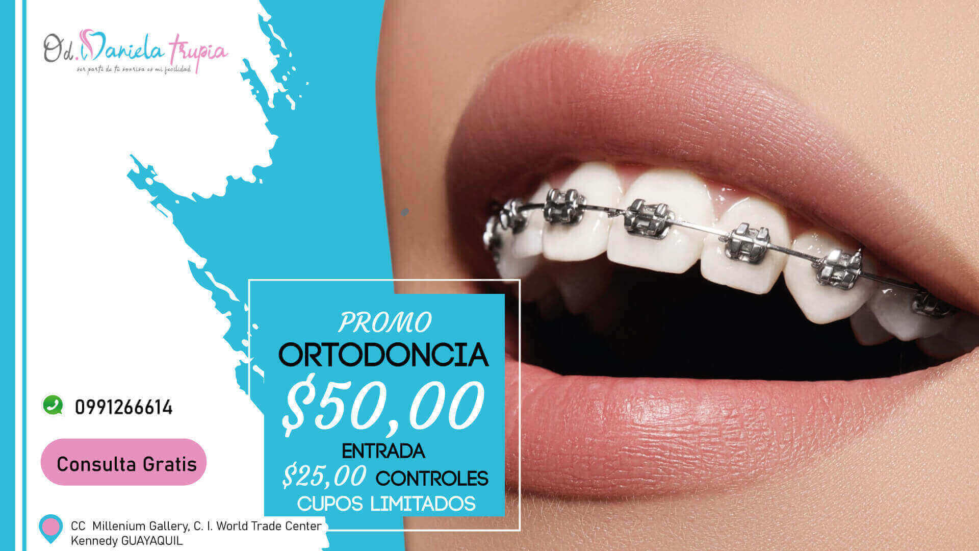 NO TE GUSTA TU SONRISA? Corrìgela con ortodoncia 👩‍⚕