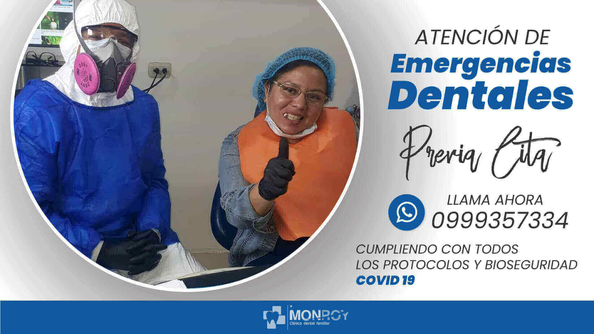 ATENCIÓN DE EMERGENCIAS DENTALES 🚨 PREVIA CITA  