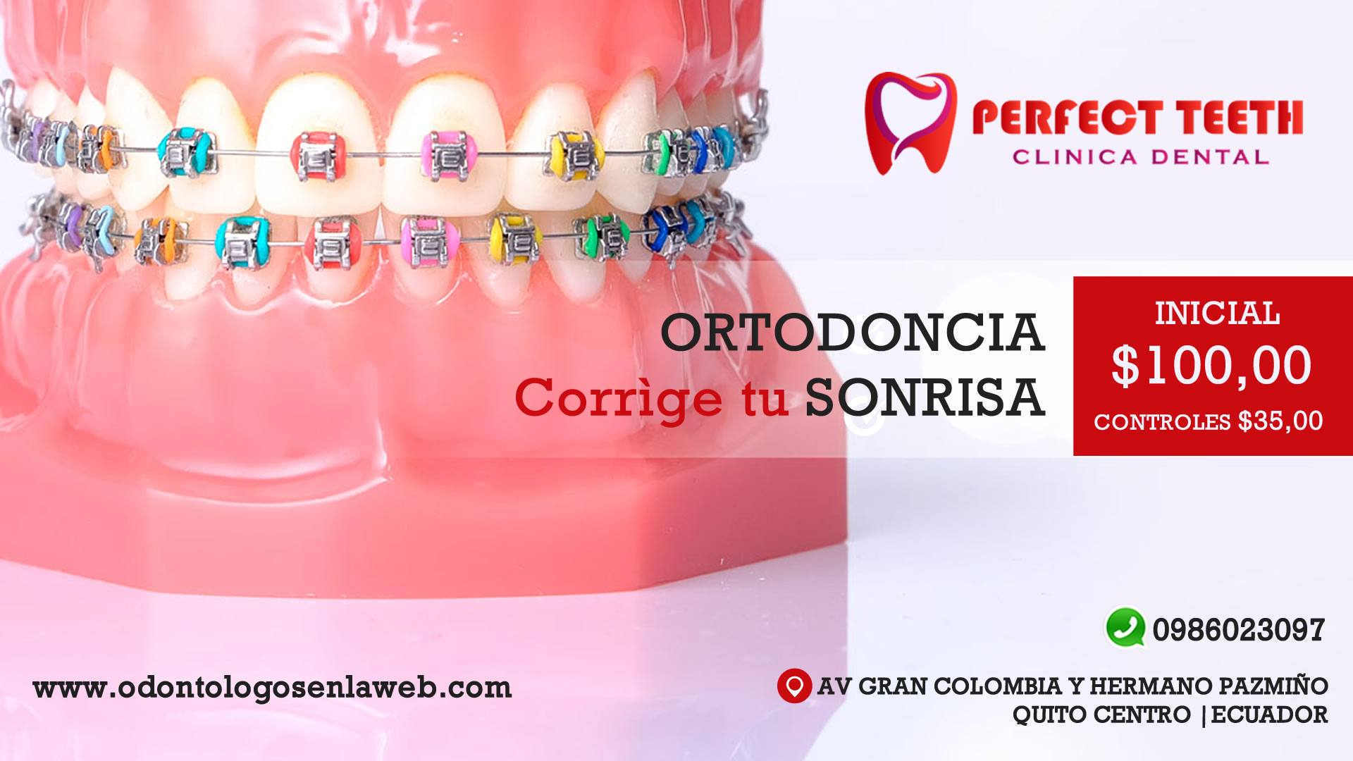 NO TE GUSTA TU SONRISA? Corrìgela con ortodoncia ✅